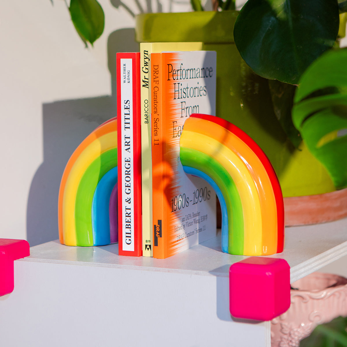 rainbow bookend