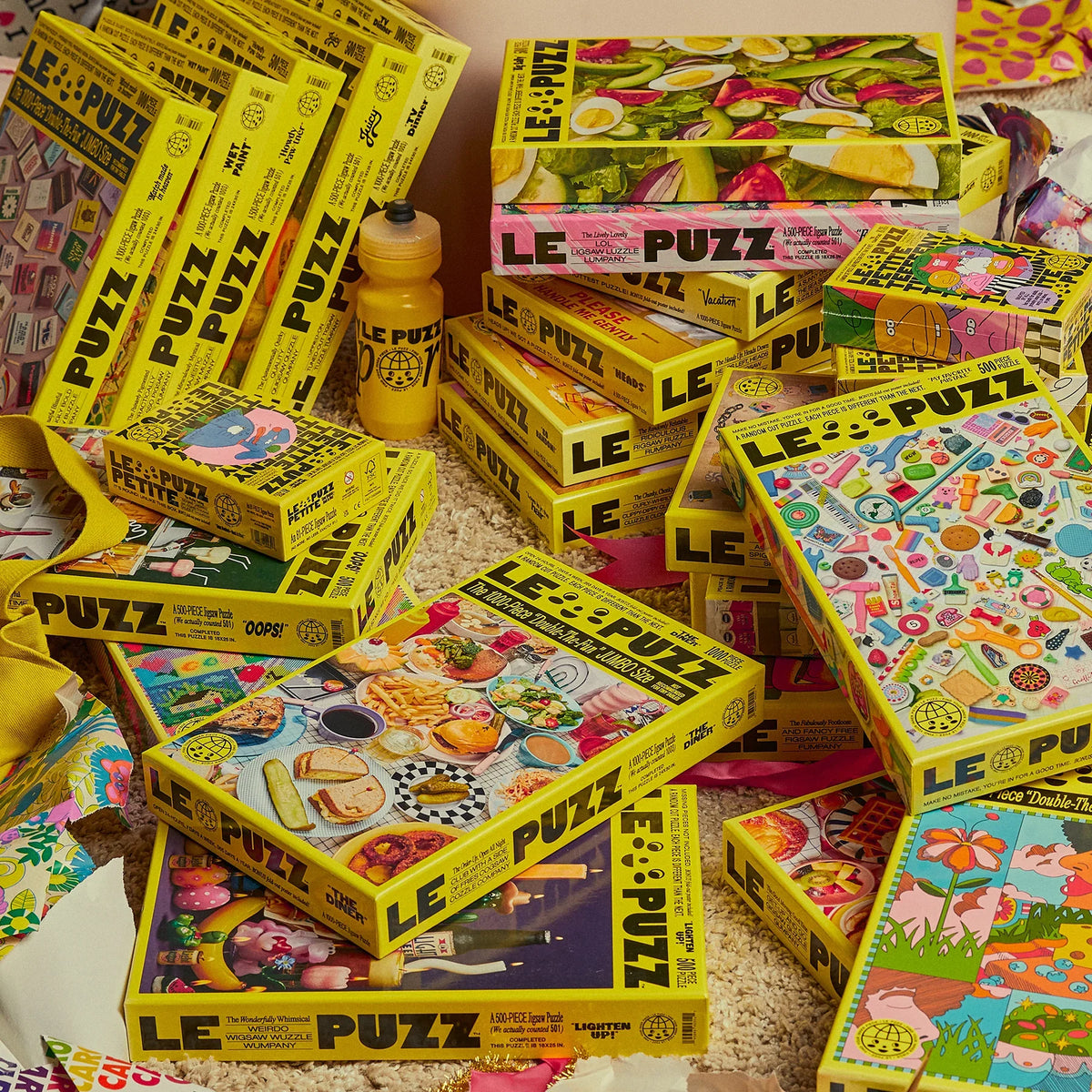 Le Puzz vintage-inspired jigsaw puzzle brand collection