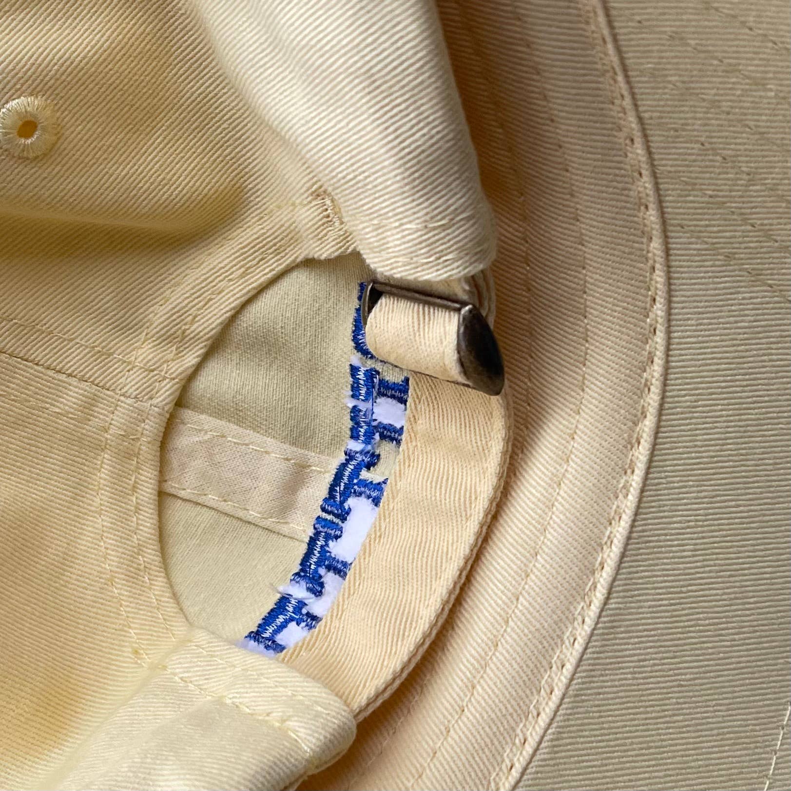 Butter Baseball Dad Hat back strap
