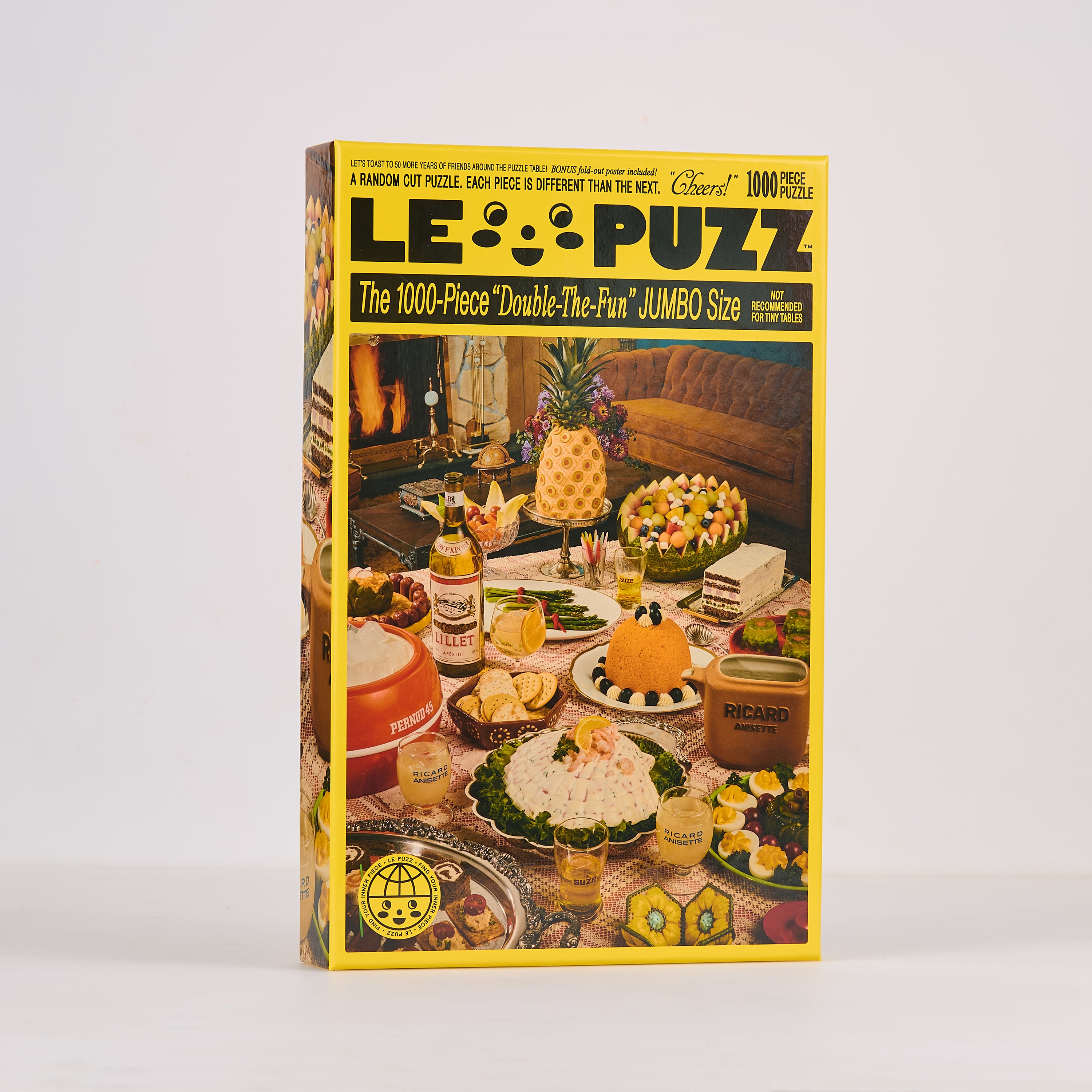 Le Puzz Cheers! 1000 piece jigsaw puzzle box — Pernod Ricard 50th anniversary edition