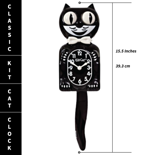 Classic Black Kit-Cat Klock