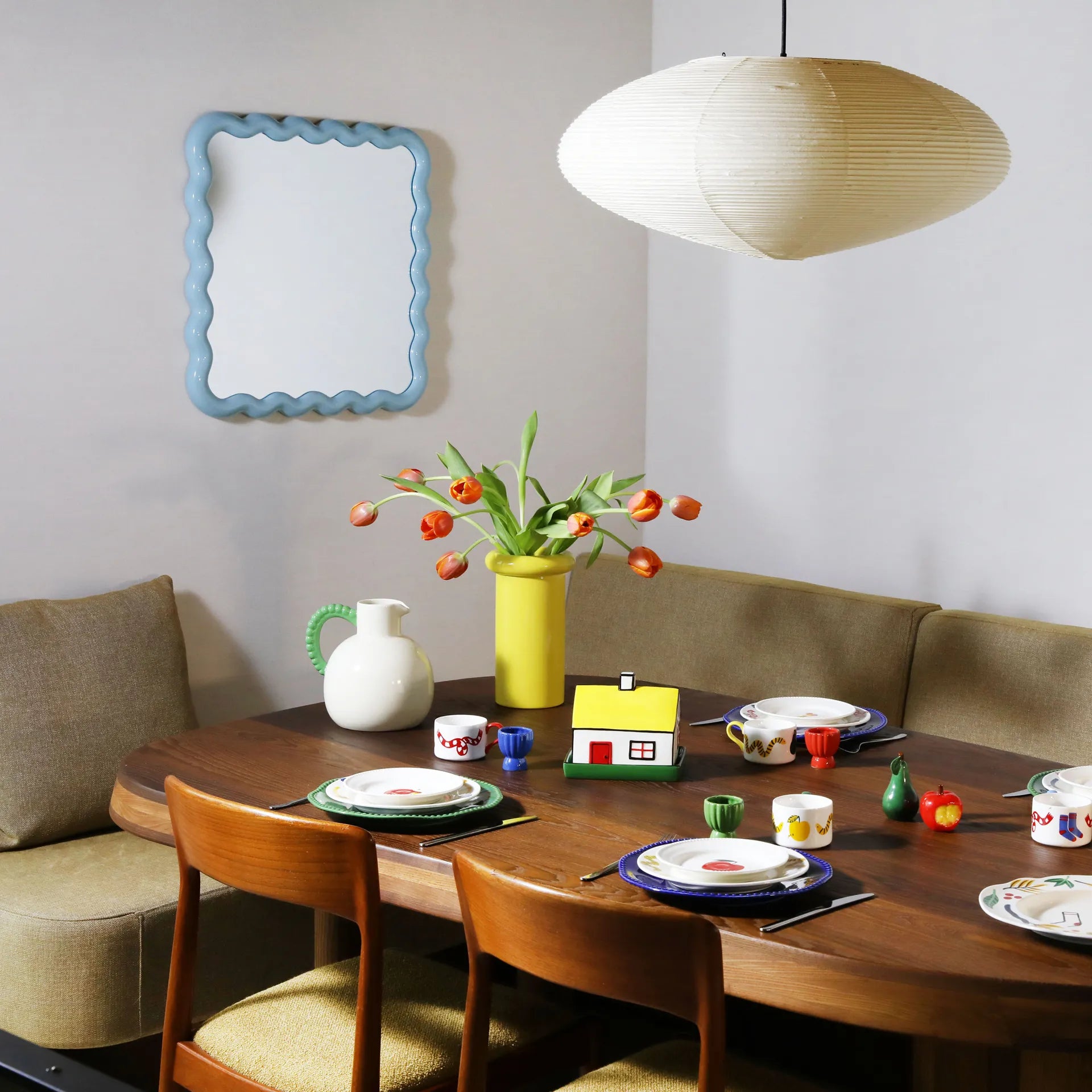 house butter dish klevering on a table set