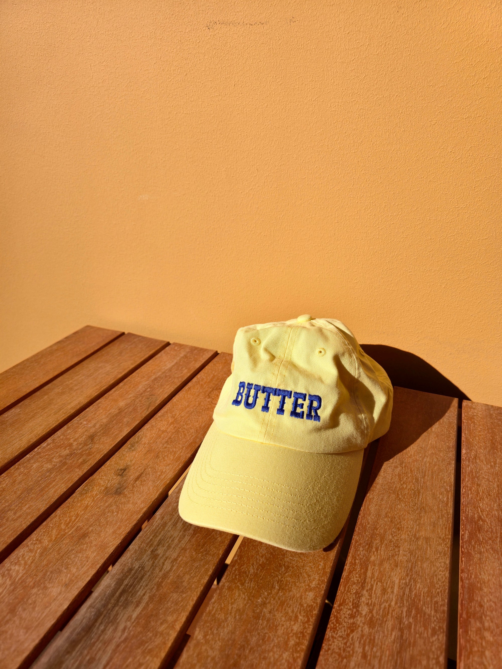 Butter Baseball Cap – Yellow Cotton Dad Hat